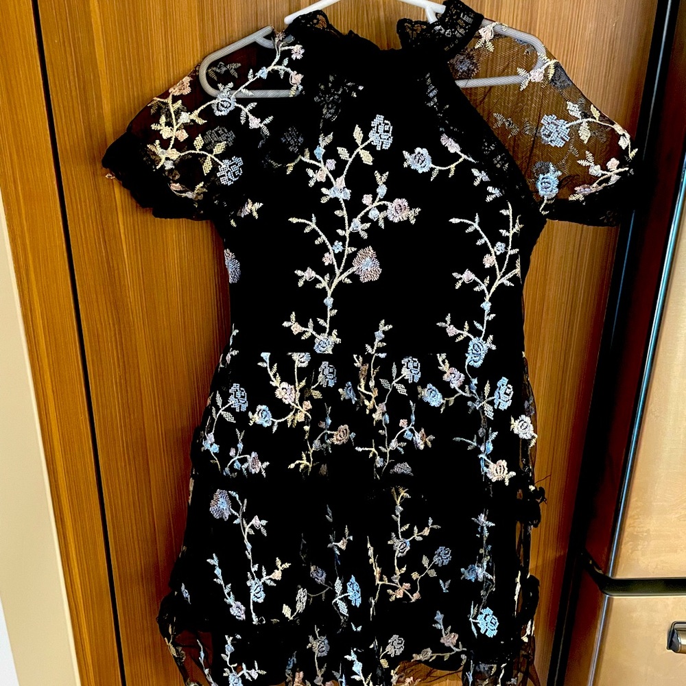 Blush by US Angels dress in Girls size 8. Really high quality with lace overlay.